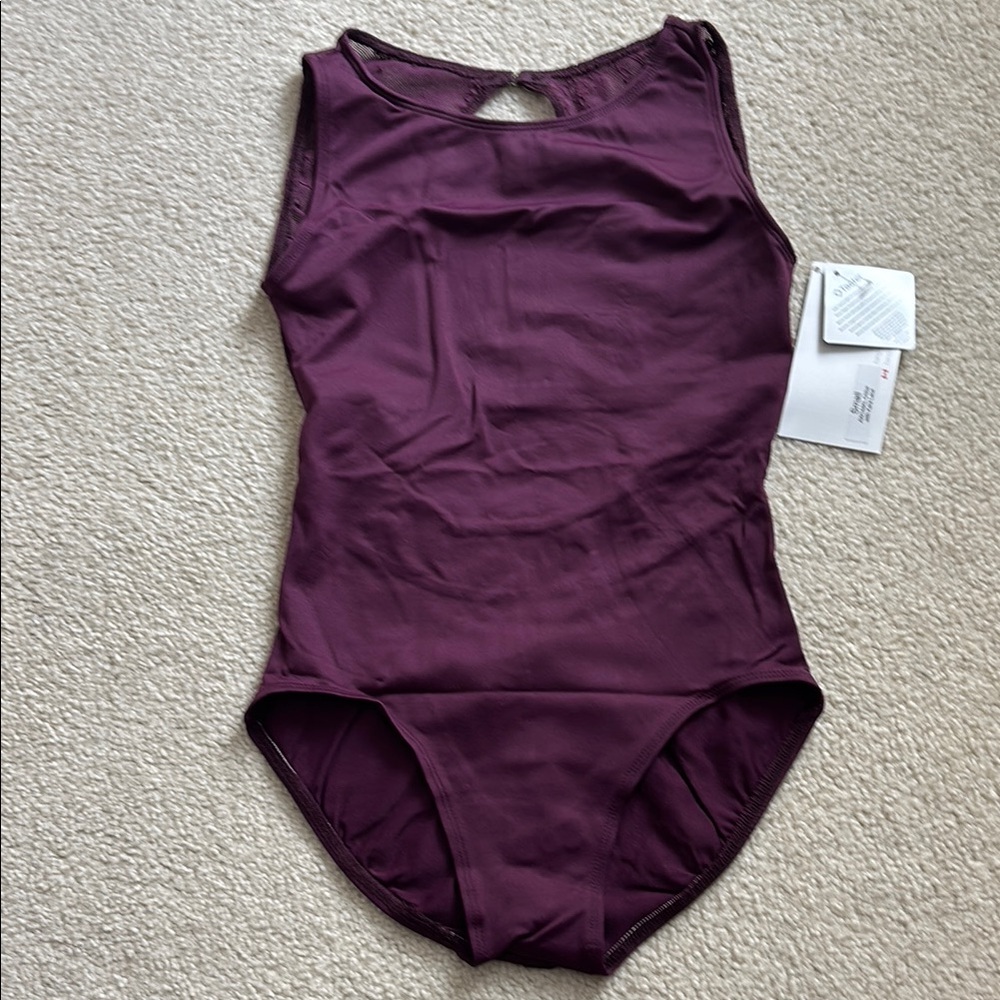 AINSLIEWEAR Chloe burgandy leotard - size small - NWT
